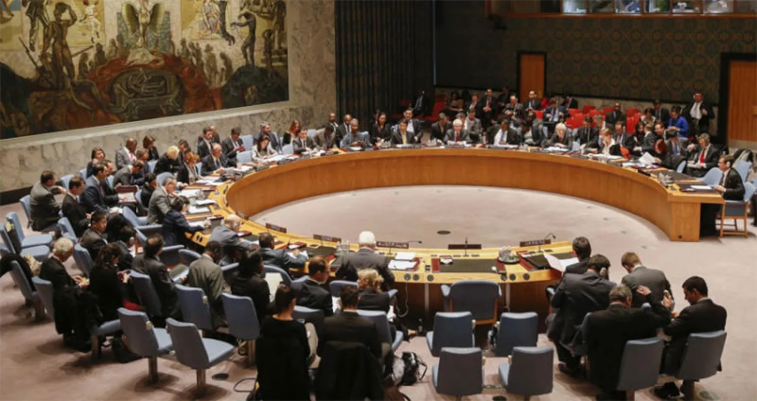 جلسة سابقة لمجلس الأمن الدولي (إ.ب.أ)