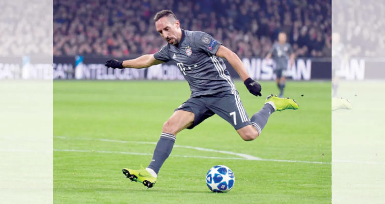 أداء ريبيري الرائع مع البايرن لم يشفع له في معركته مع وسائل التواصل الاجتماعي بسبب شريحة لحم