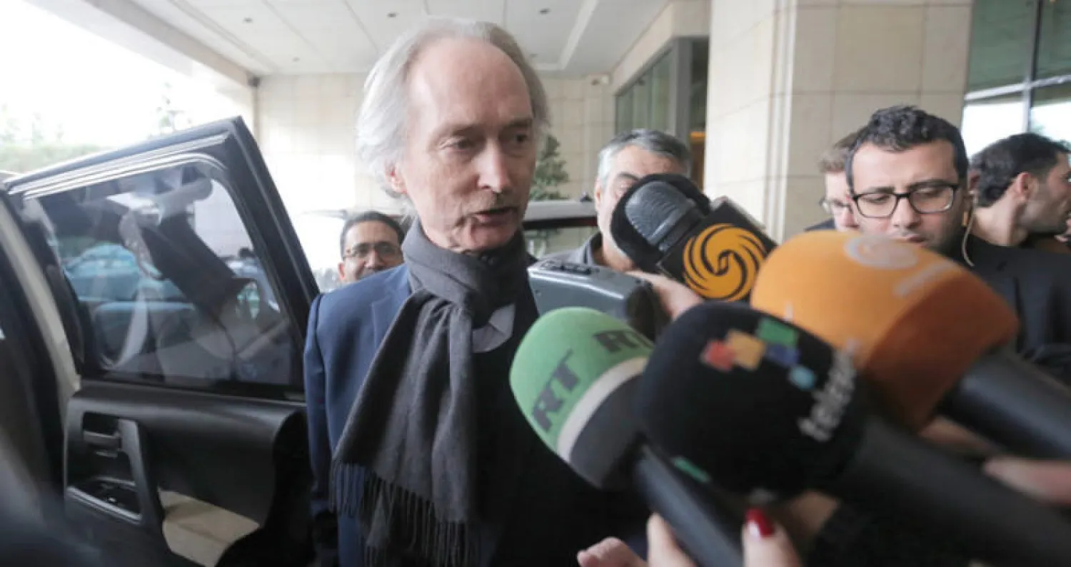 المبعوث الأممي بيدرسون (إ.ب.أ)