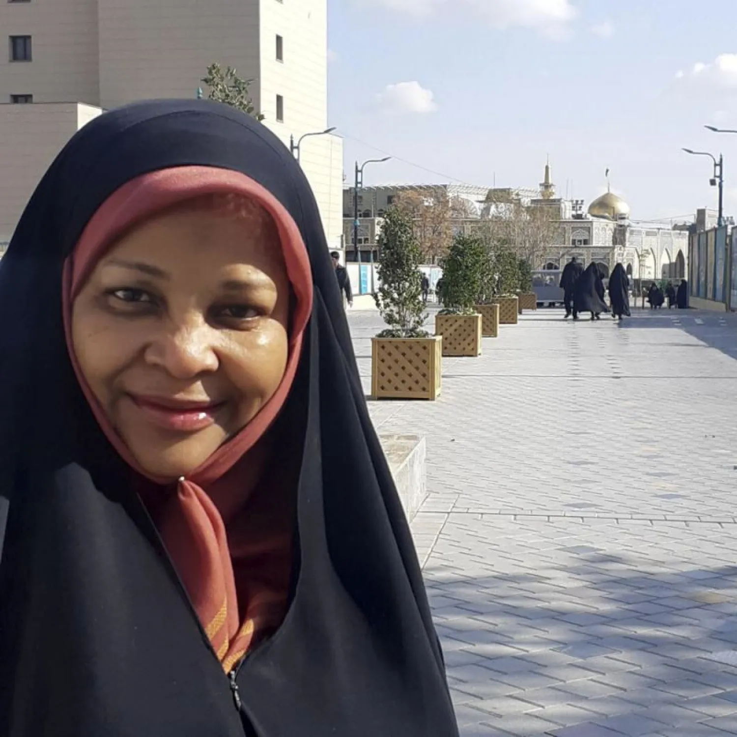 This undated photo provided by Iranian state television's English-language service, Press TV, shows its American-born news anchor Marzieh Hashemi. (Press TV via AP)