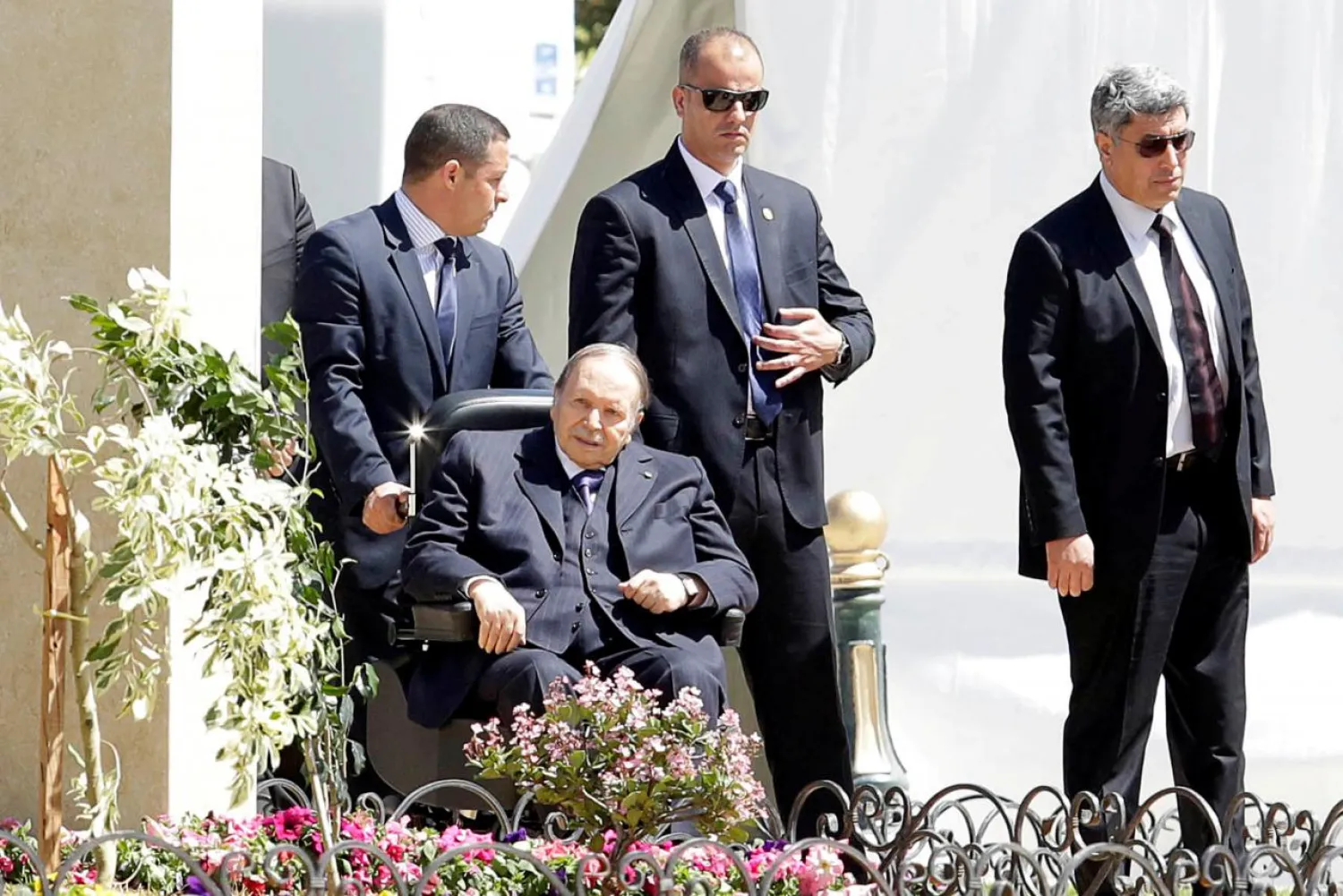  Algerian President Abdelaziz Bouteflika is seen in Algiers, Algeria April 9, 2018. REUTERS/Ramzi Boudina/File Photo