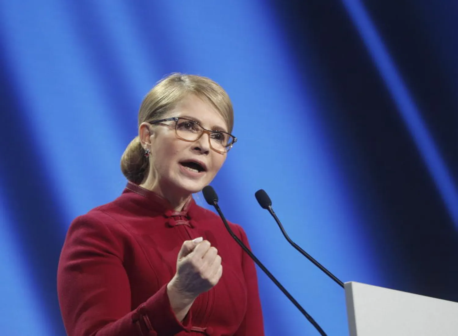 رئيسة الوزراء الأوكرانية السابقة يوليا تيموشينكو تعلن ترشّحها للرئاسة (إ. ب. أ)