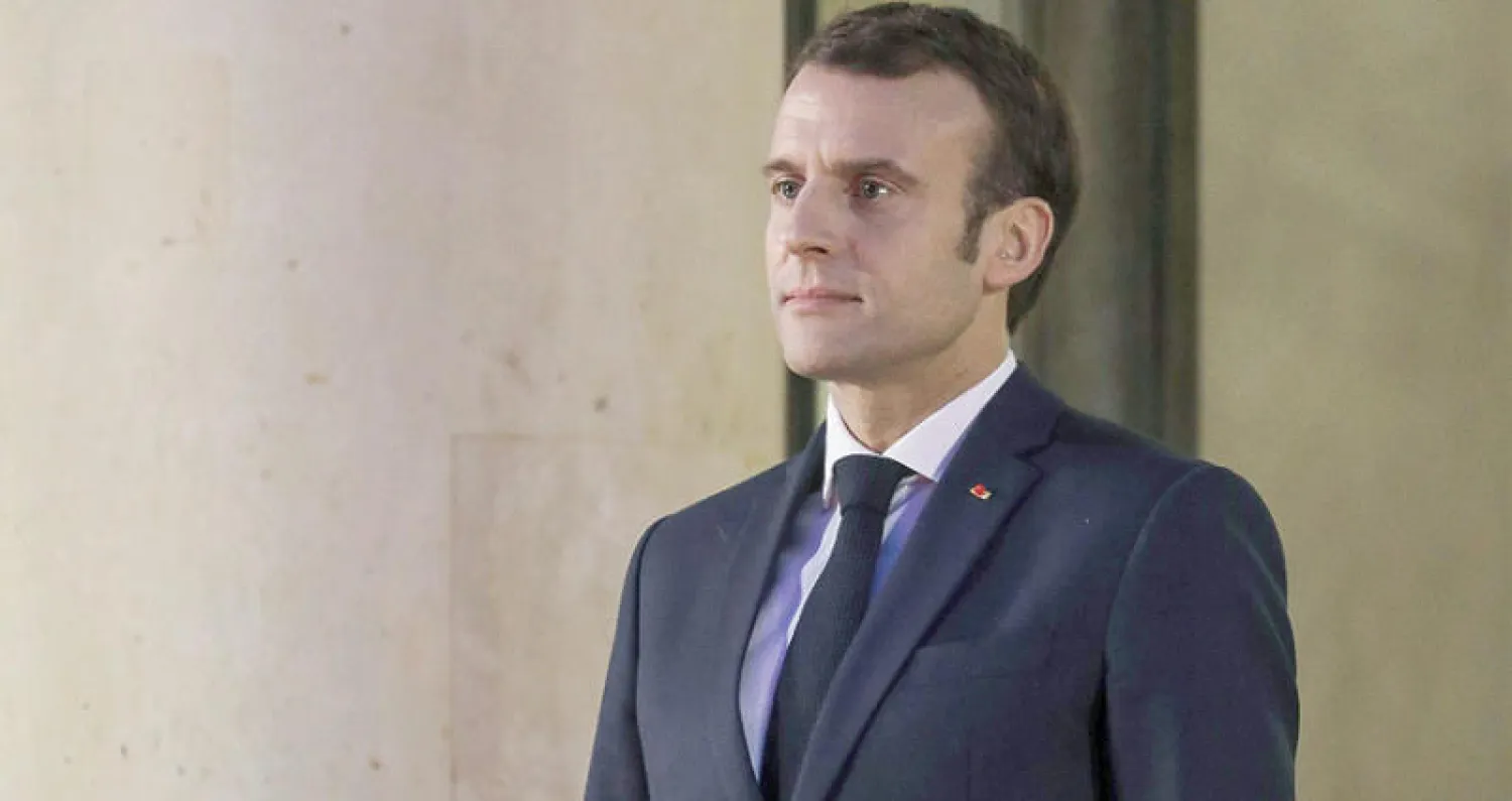 الرئيس ماكرون اغتاظ من دعم إيطاليا  لحركة السترات الصفراء الاحتجاجية (أ.ف.ب)