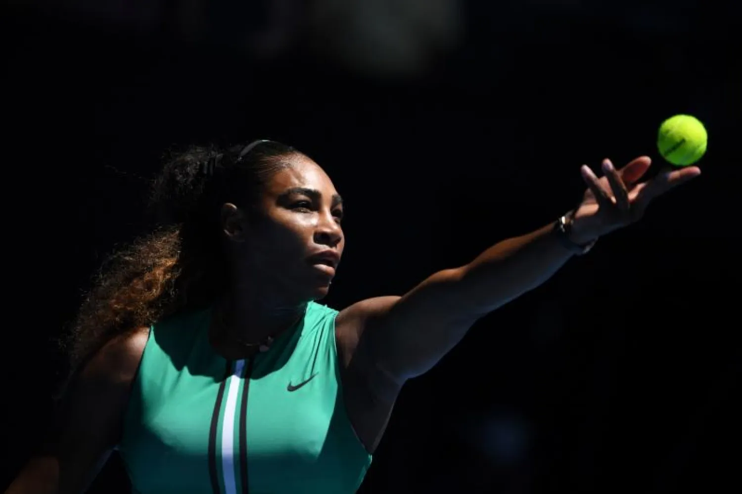 لاعبة التنس الأميركية سيرينا وليامز (أ.ف.ب)