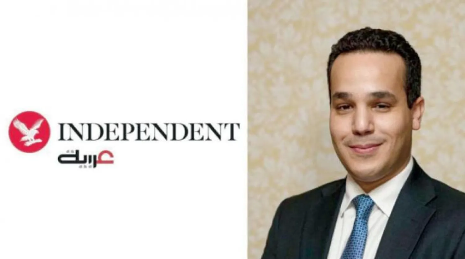 Adhwan AlAhmary and Independent Arabia's logo