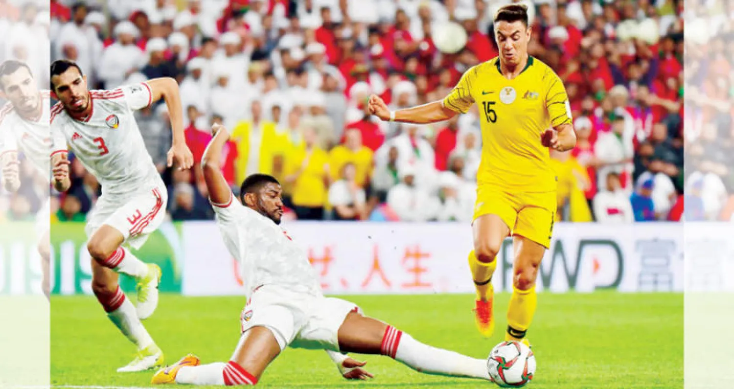 جمعة أصر على إكمال المباراة رغم إصابته (أ.ف.ب)