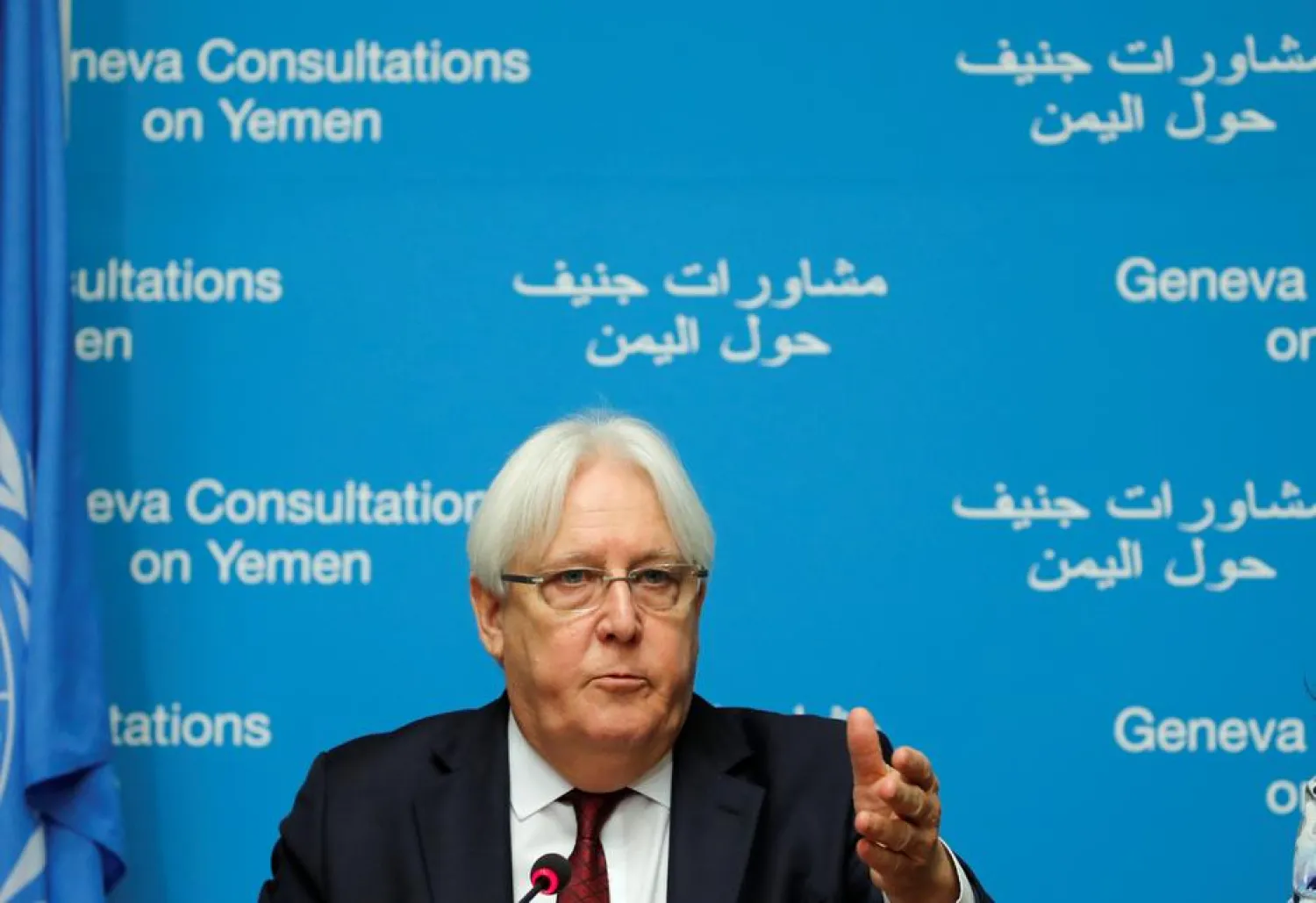 Un special envoy to Yemen Martin Griffiths. (Reuters)