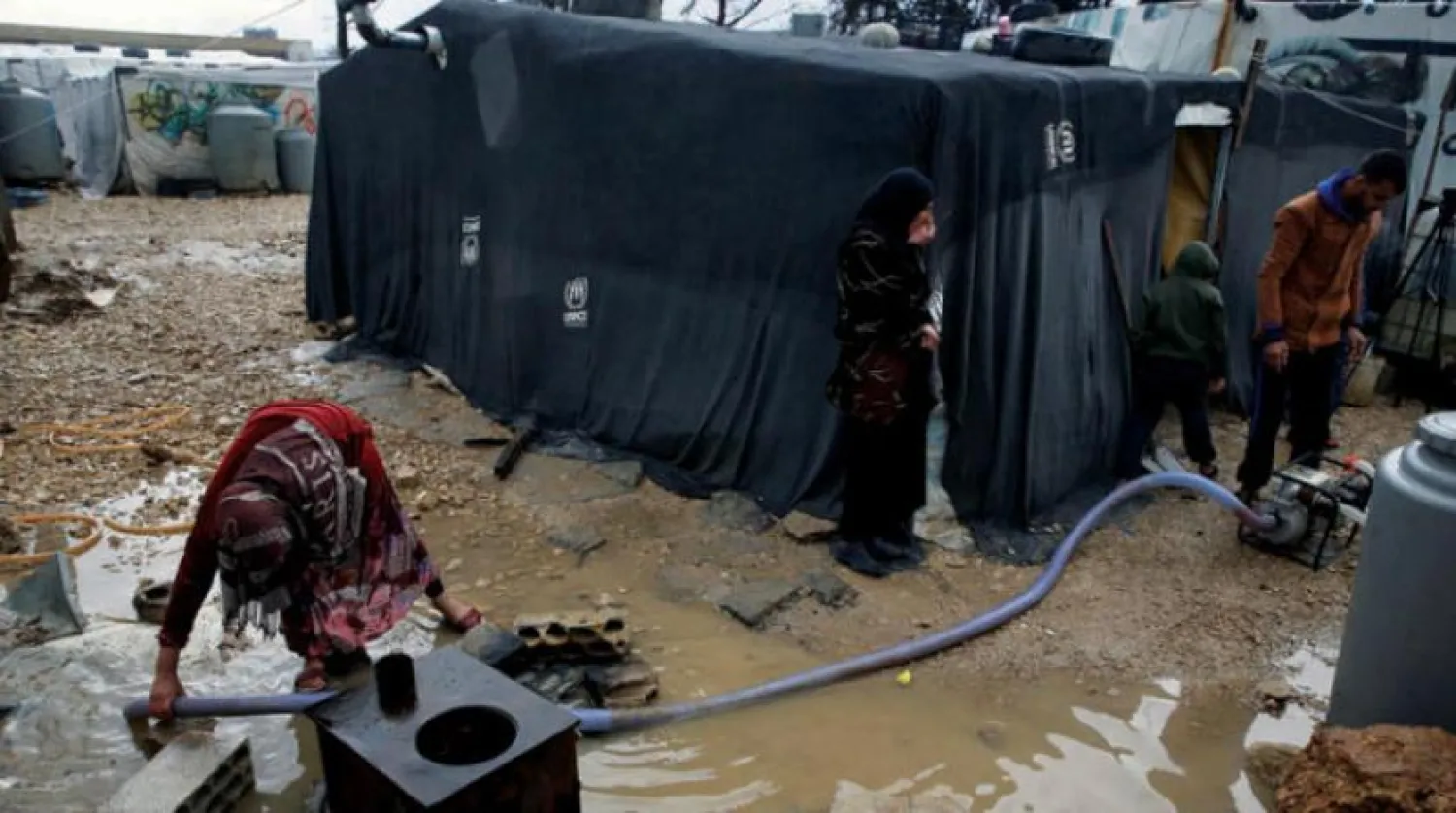 Lübnan’daki Suriyeli mülteci kamplarından biri (AP)