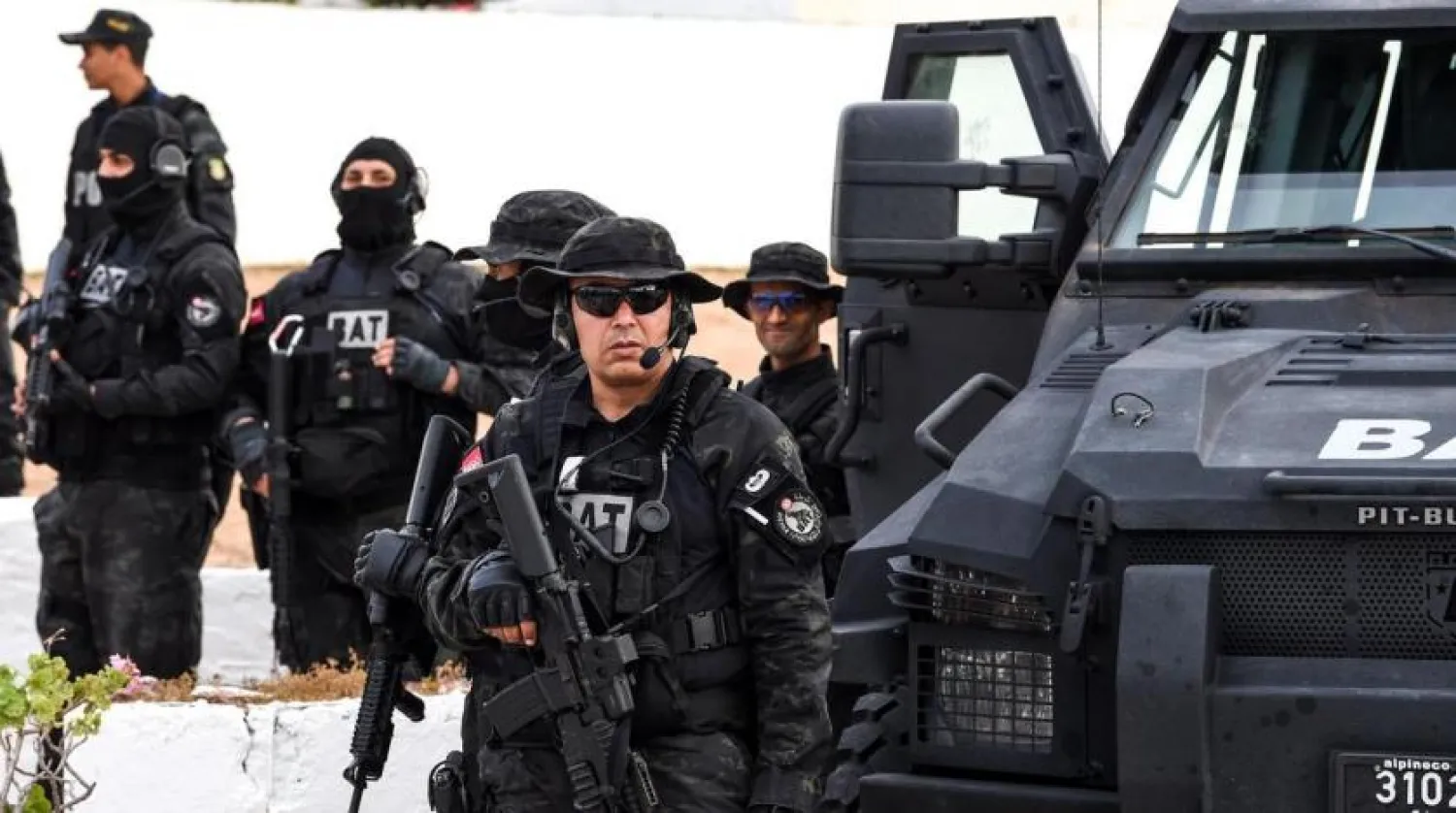 Tunisian security forces. (AFP)
