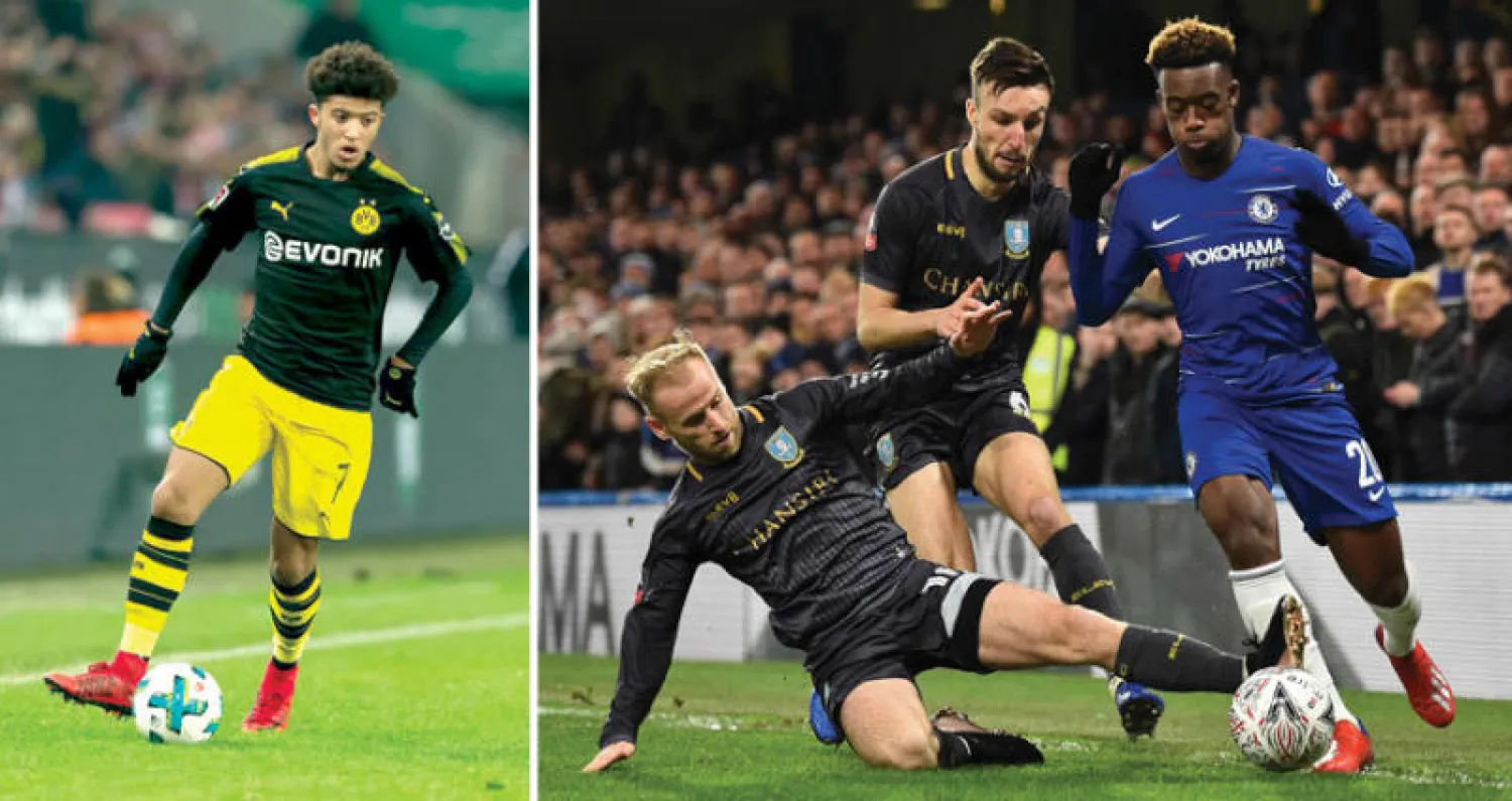 هودسون أودوي شارك أساسياً أمام شيفيلد وينزداي وتألق وأحرز هدفاً (أ.ف.ب)  -  تجربة سانشو مع دورتموند أغرت كثيرين بطلب الرحيل