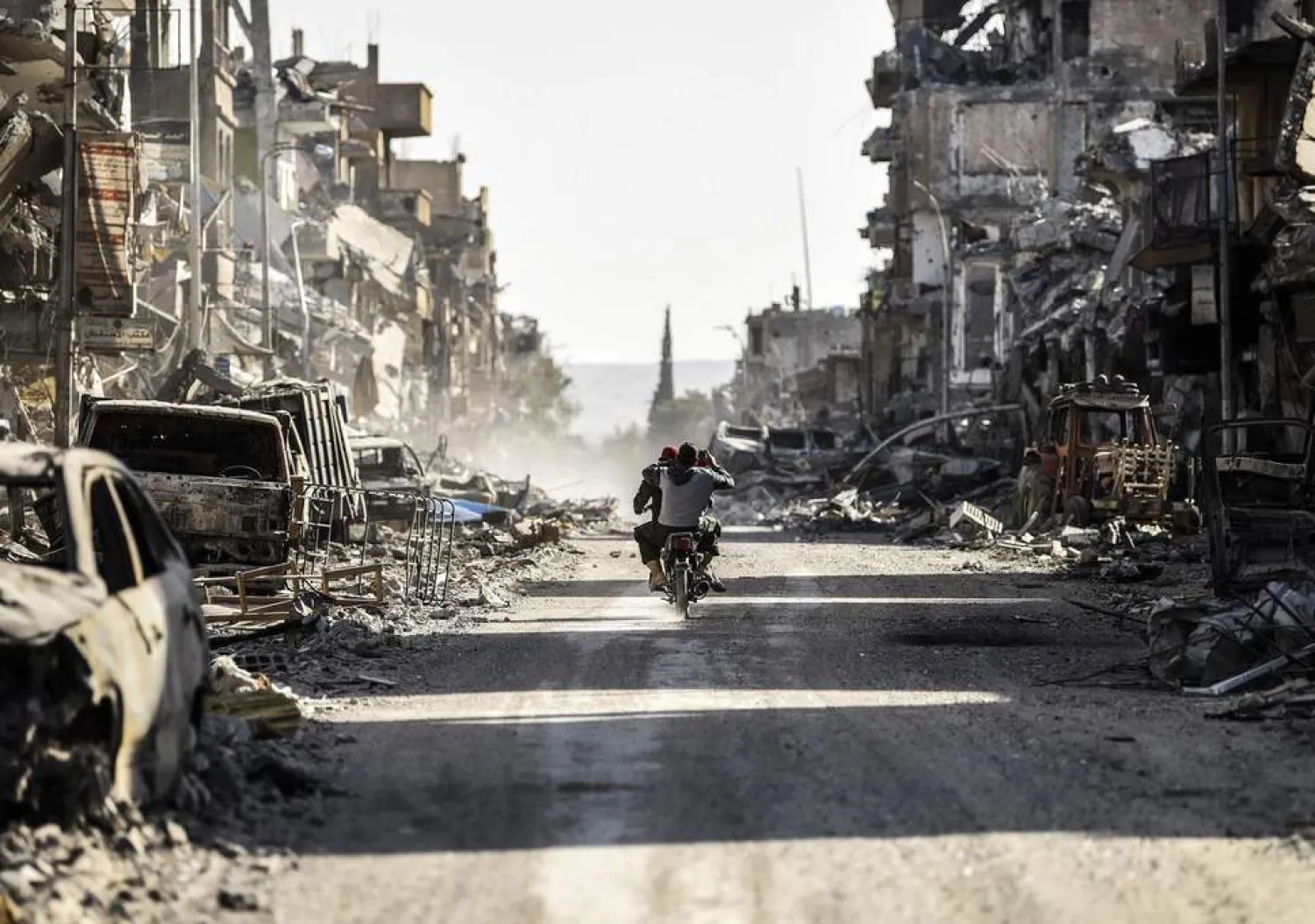 Destruction in Syria. (AFP)