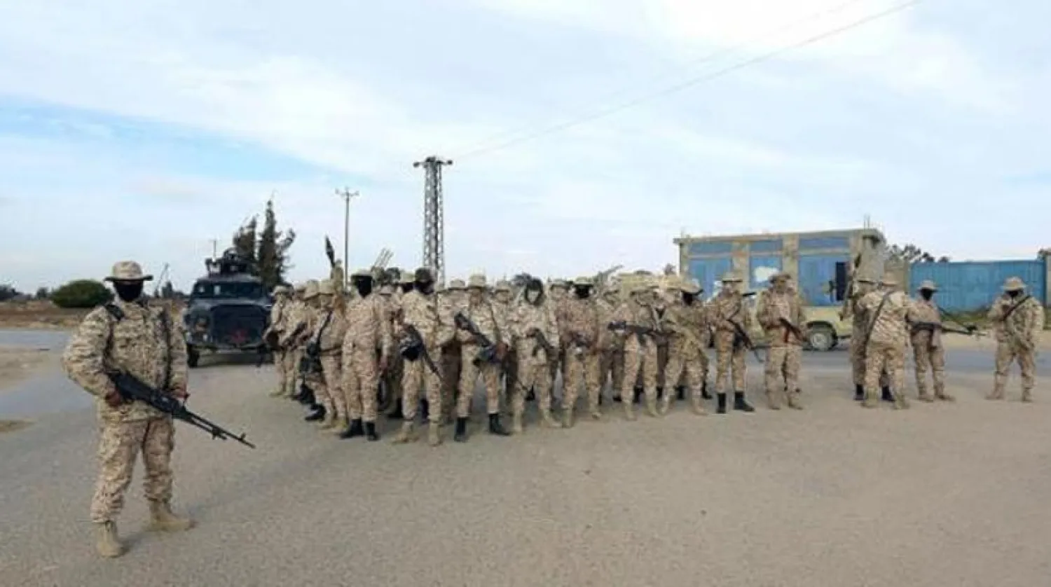 Members of the Tripoli Protection Force patrol an area south of the Libyan capital on January 18, 2019. Mahmud TURKIA / AFP
