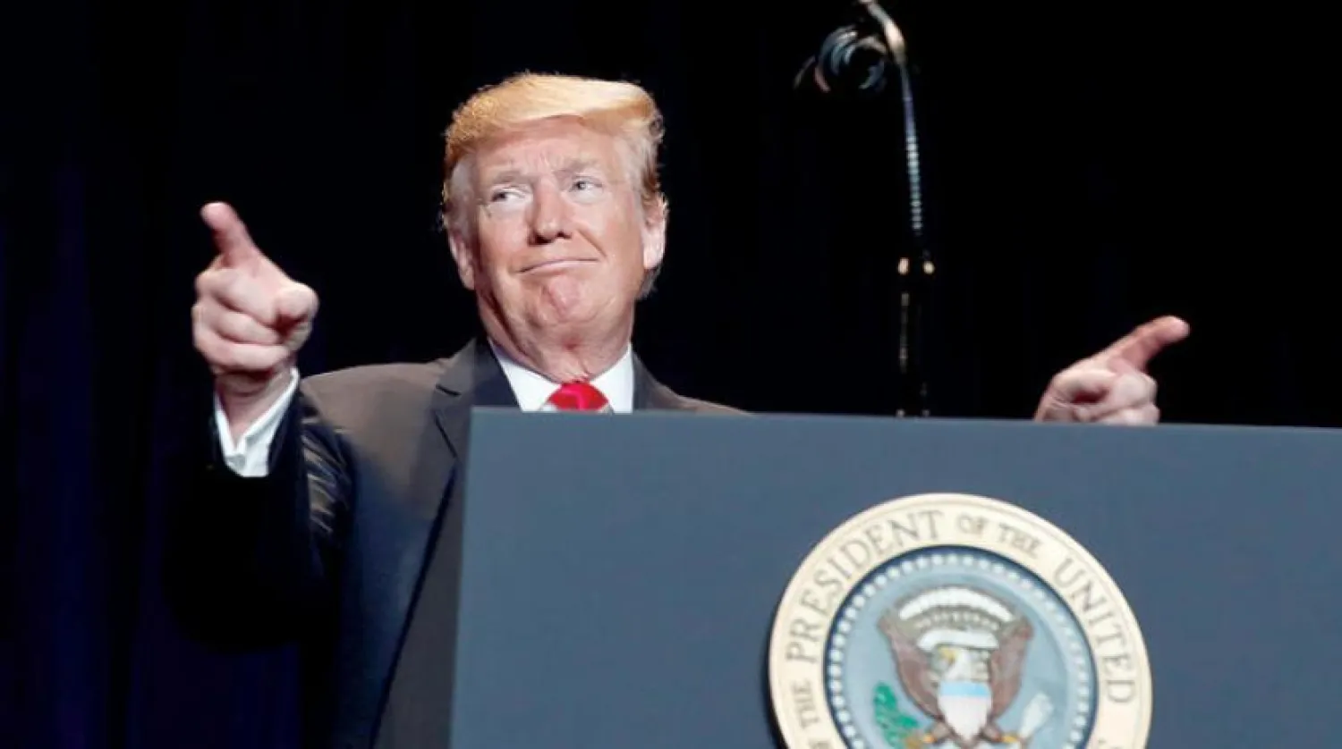 ABD Başkanı Donald Trump, her yıl düzenlenen 'Ulusal Dua Kahvaltısı'nda konuşuyor (Reuters)