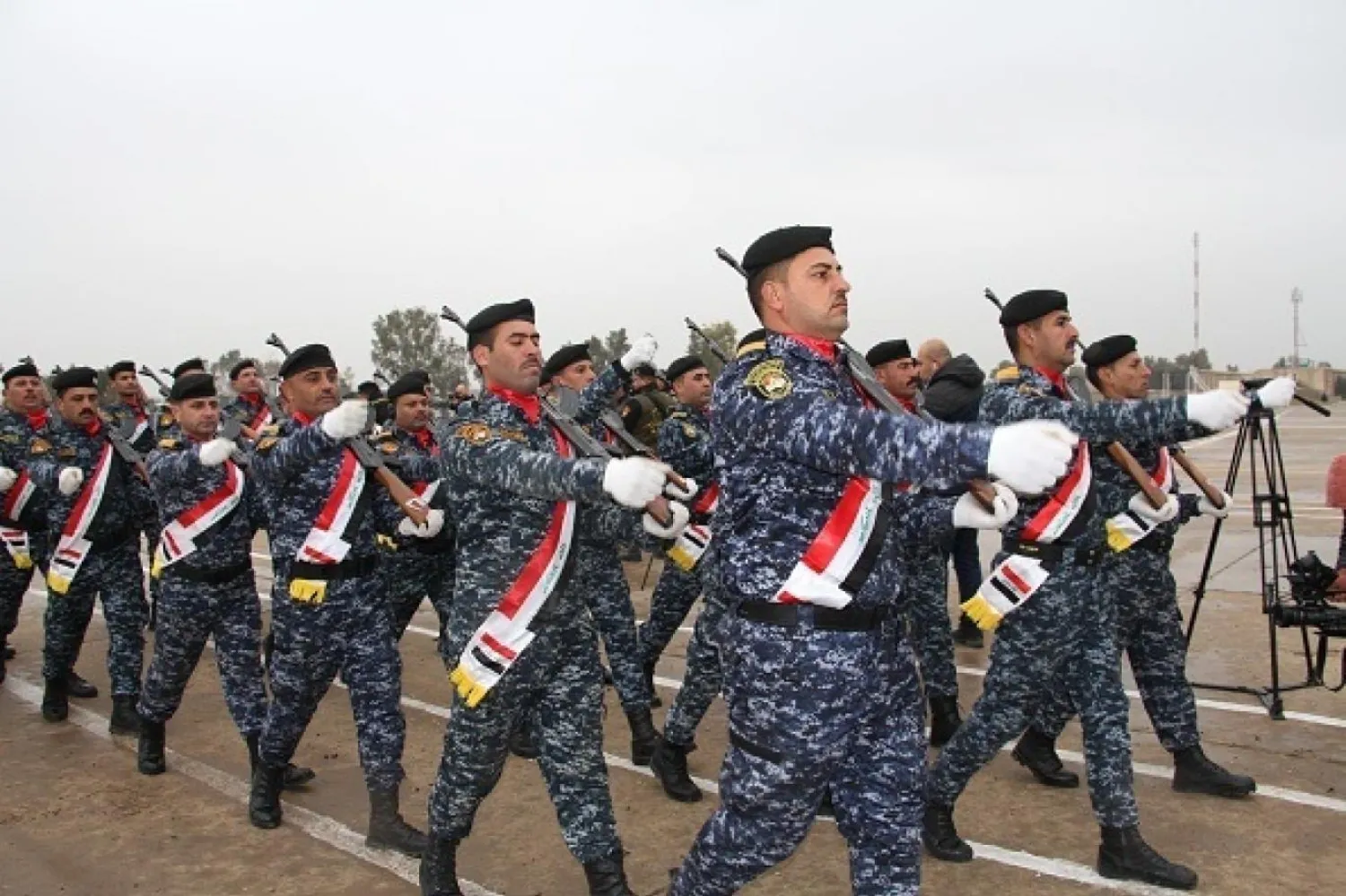 Irak Polisi'nin Kuruluşunun 97. Yıldönümü dolayısıyla Kerkük'te tören düzenlendi (Getty Images)