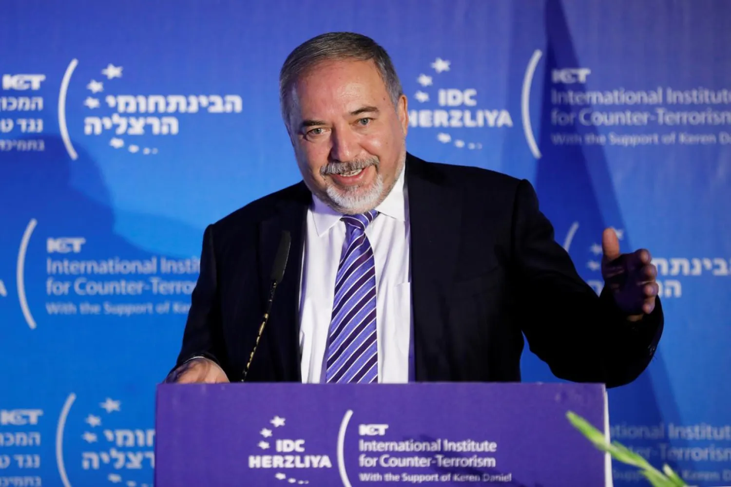 Former Israeli Defense Minister Avigdor Lieberman. (Reuters)