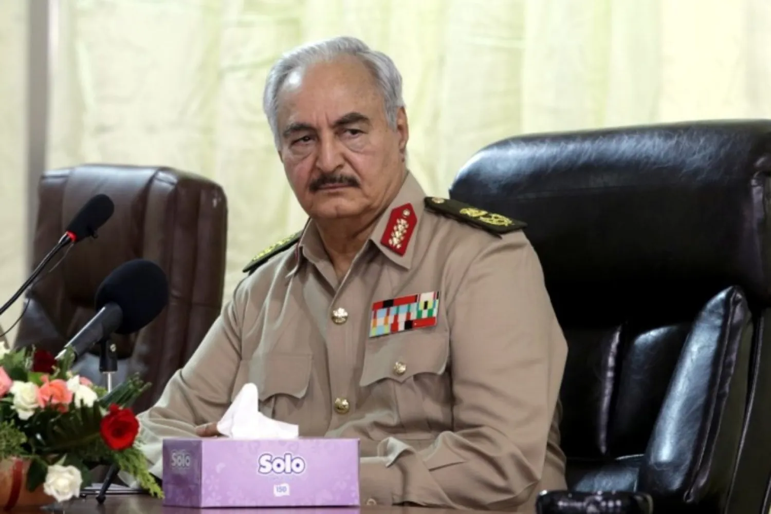 Libyan National Army commander Khalifa Haftar. (Reuters)