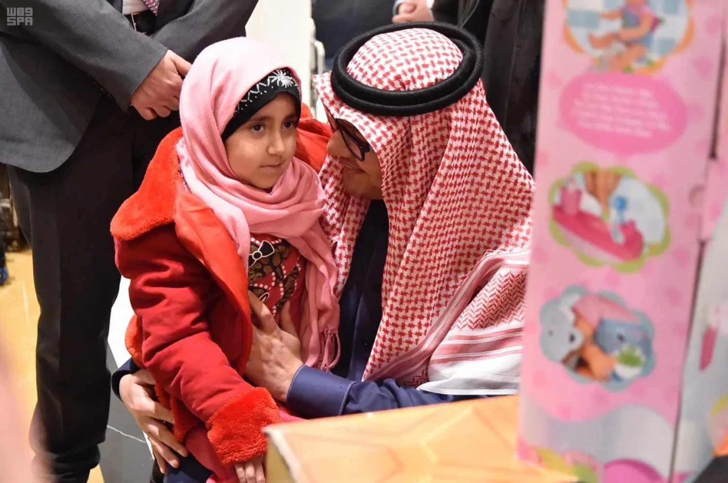 The Saudi embassy in Lebanon launches the 6th edition of the humanitarian Oumniyah initiative. (SPA)