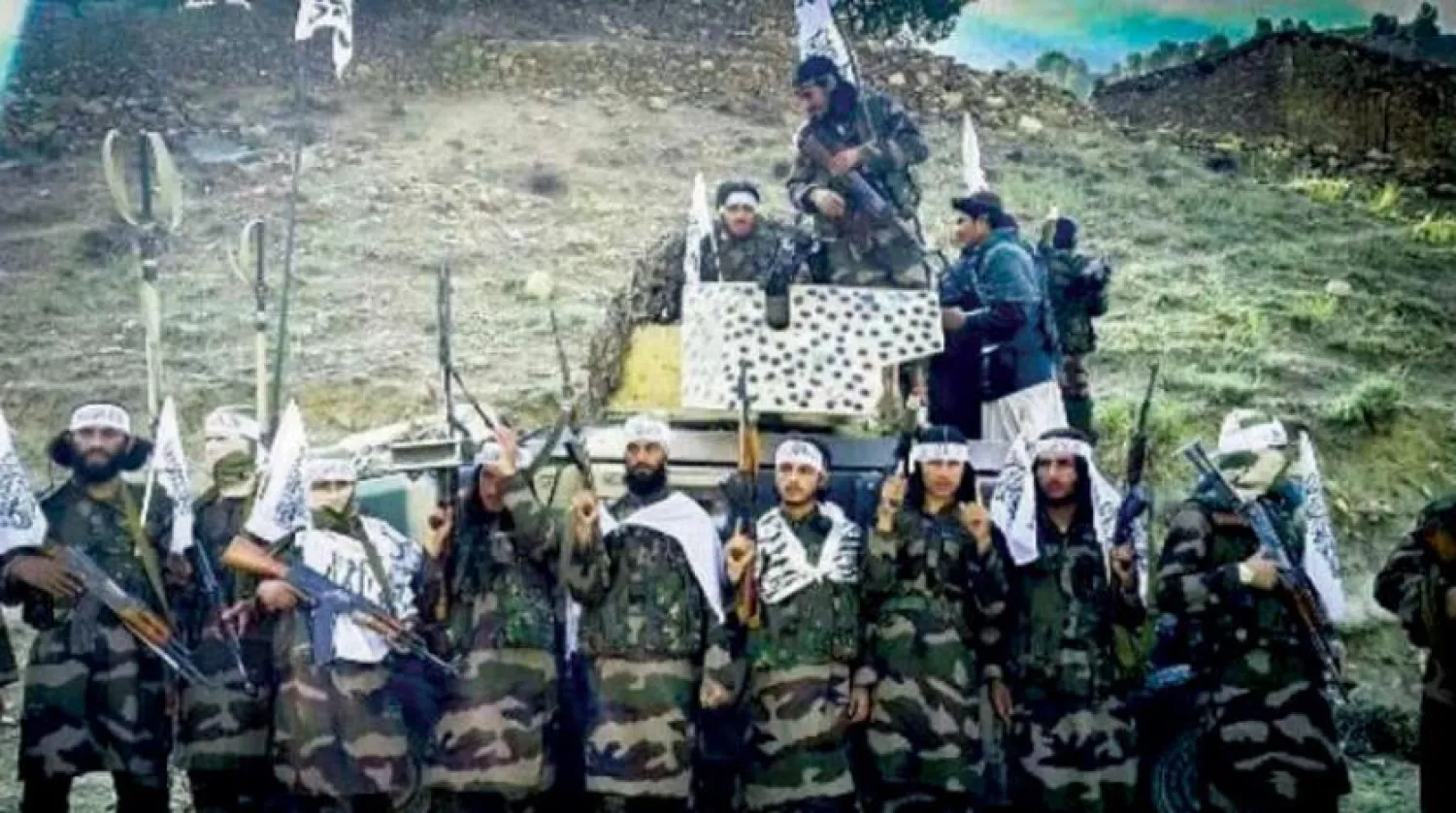 Taliban unsurları Host’ta tatbikat yaptıkları sırada (Şarku’l Avsat)
