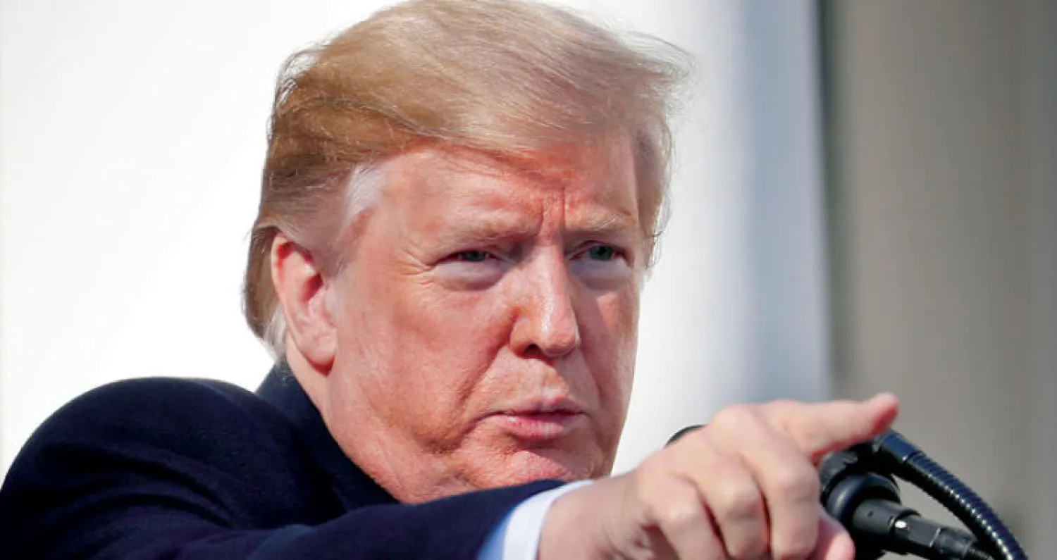 يفتح الرئيس ترمب باب صراع في المحاكم الأميركية حول مدى قانونية الإعلان وتجاوز سلطات الكونغرس (أ.ب)