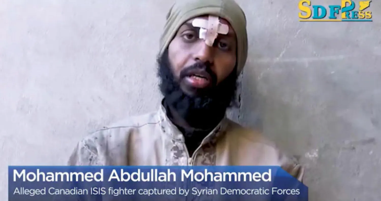 خليفة مذيع «داعش»... (موقع سايت)