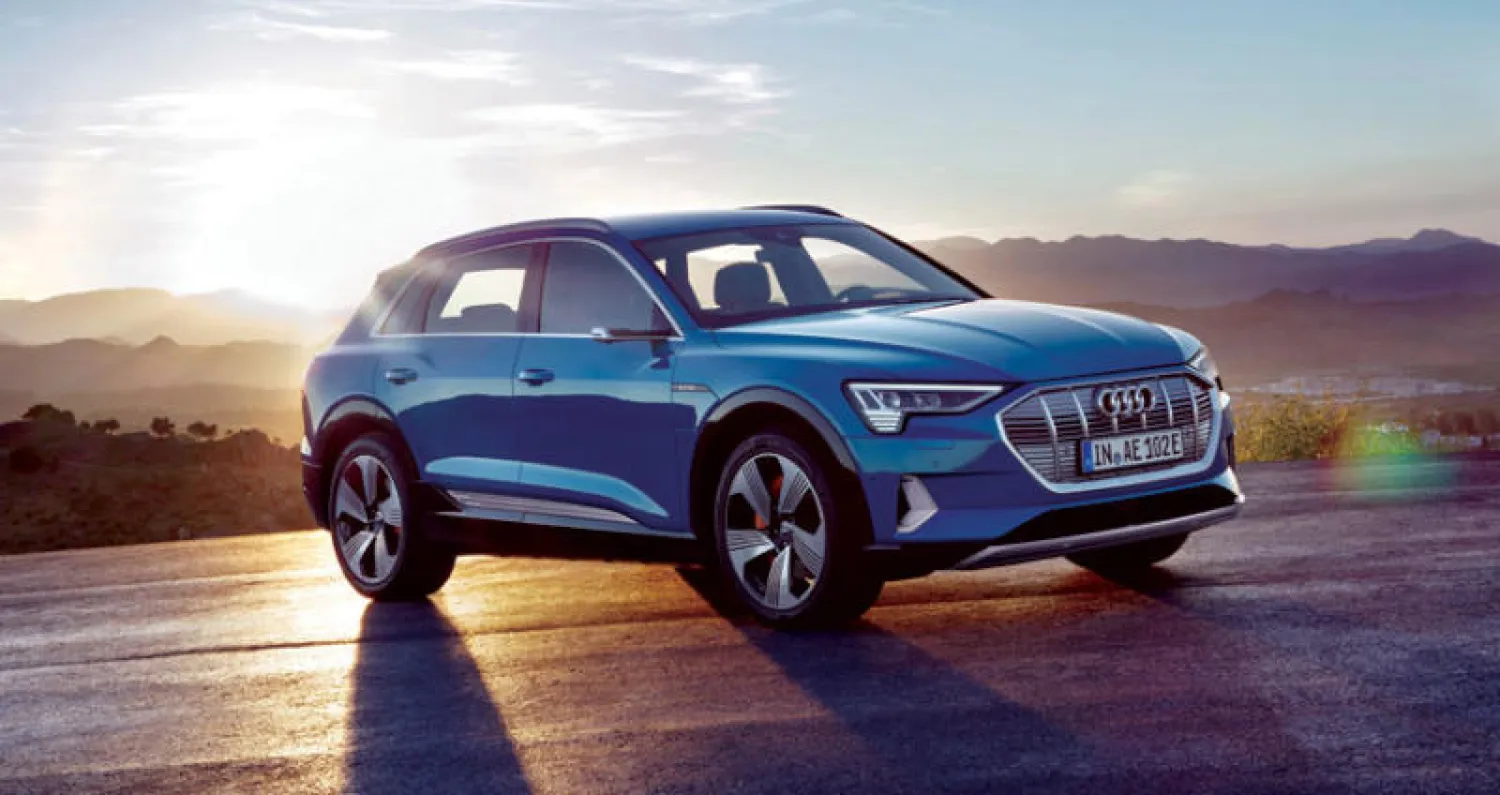 أودي إي ترون تصل إلى الاسواق في ابريل