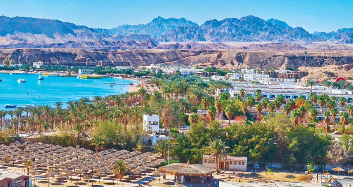 منظر عام لمدينة شرم الشيخ