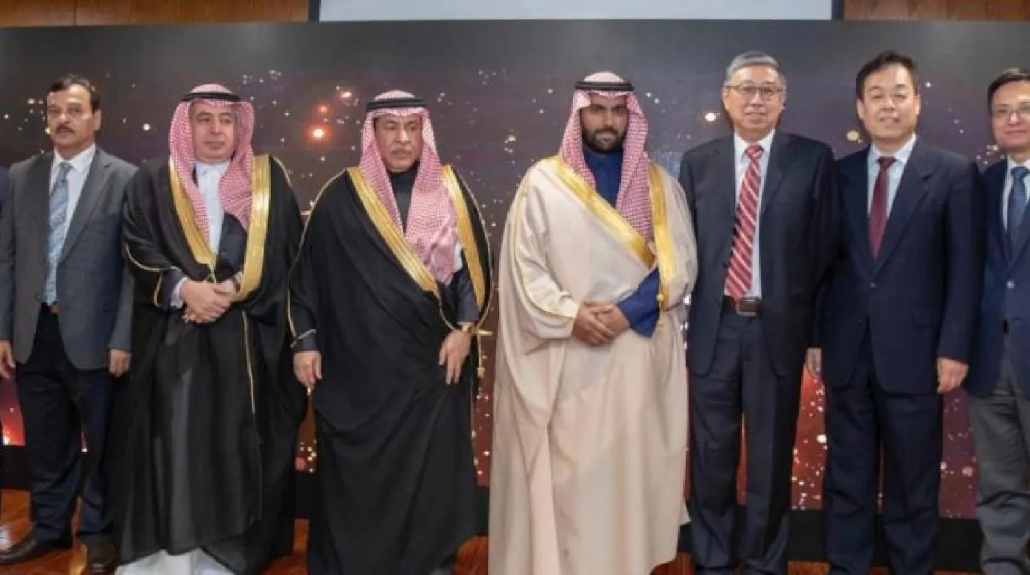 Saudi Culture Minister Prince Badr bin Abdullah bin Farhan during a visit to King Abdulaziz Library at Beijing University on Thursday. SPA