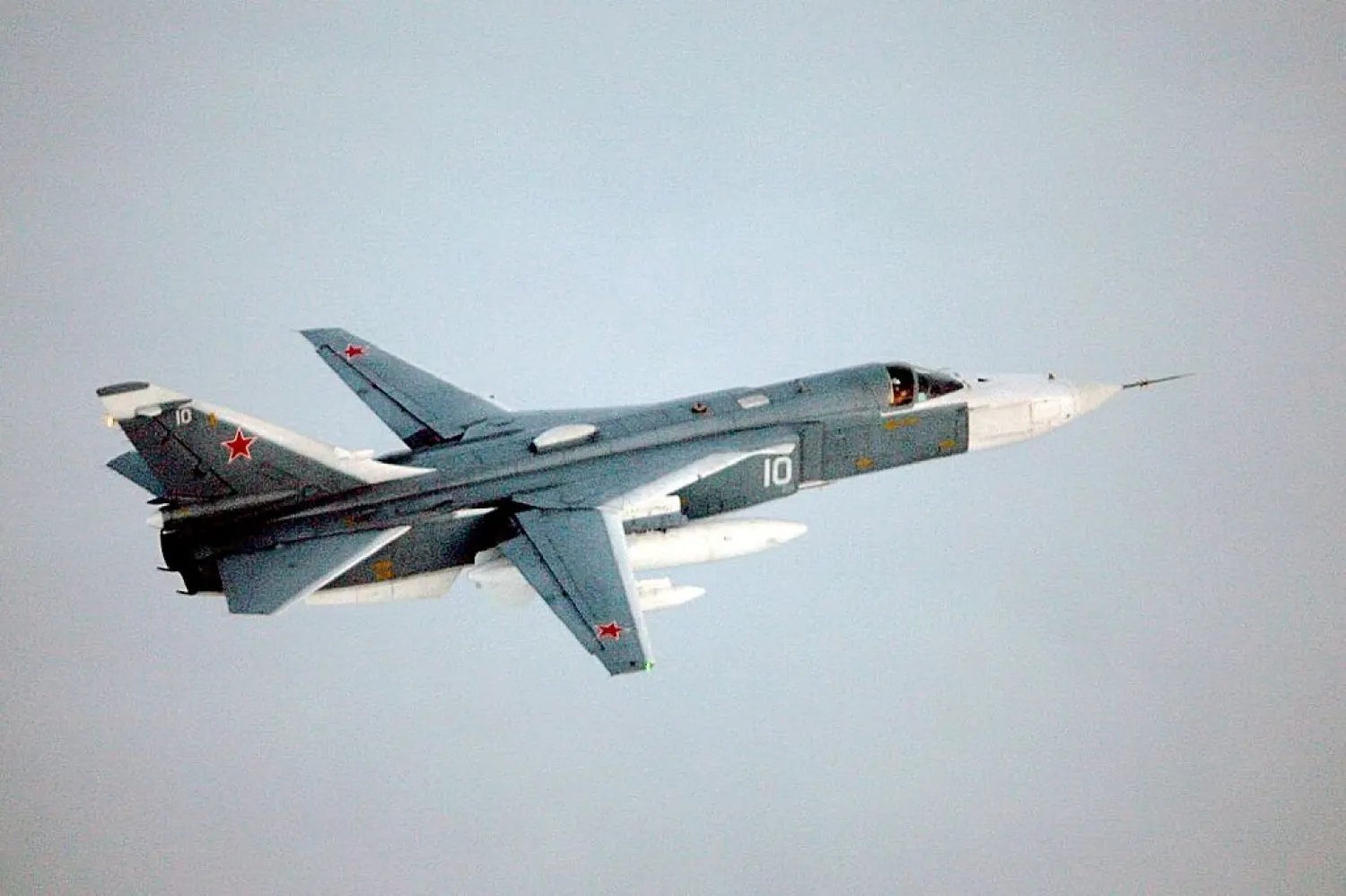 A Russian Su-24. AFP file photo