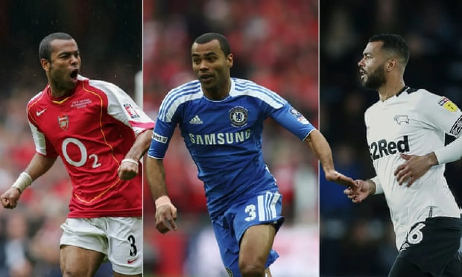  Ashley Cole could play for Derby this weekend in the FA Cup, a competition he has won seven times. Photographs by Getty and Rex.
