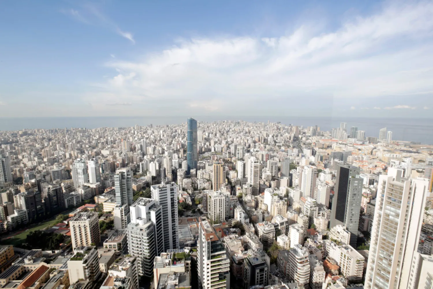 A general view of the Lebanese capital Beirut. (AFP)