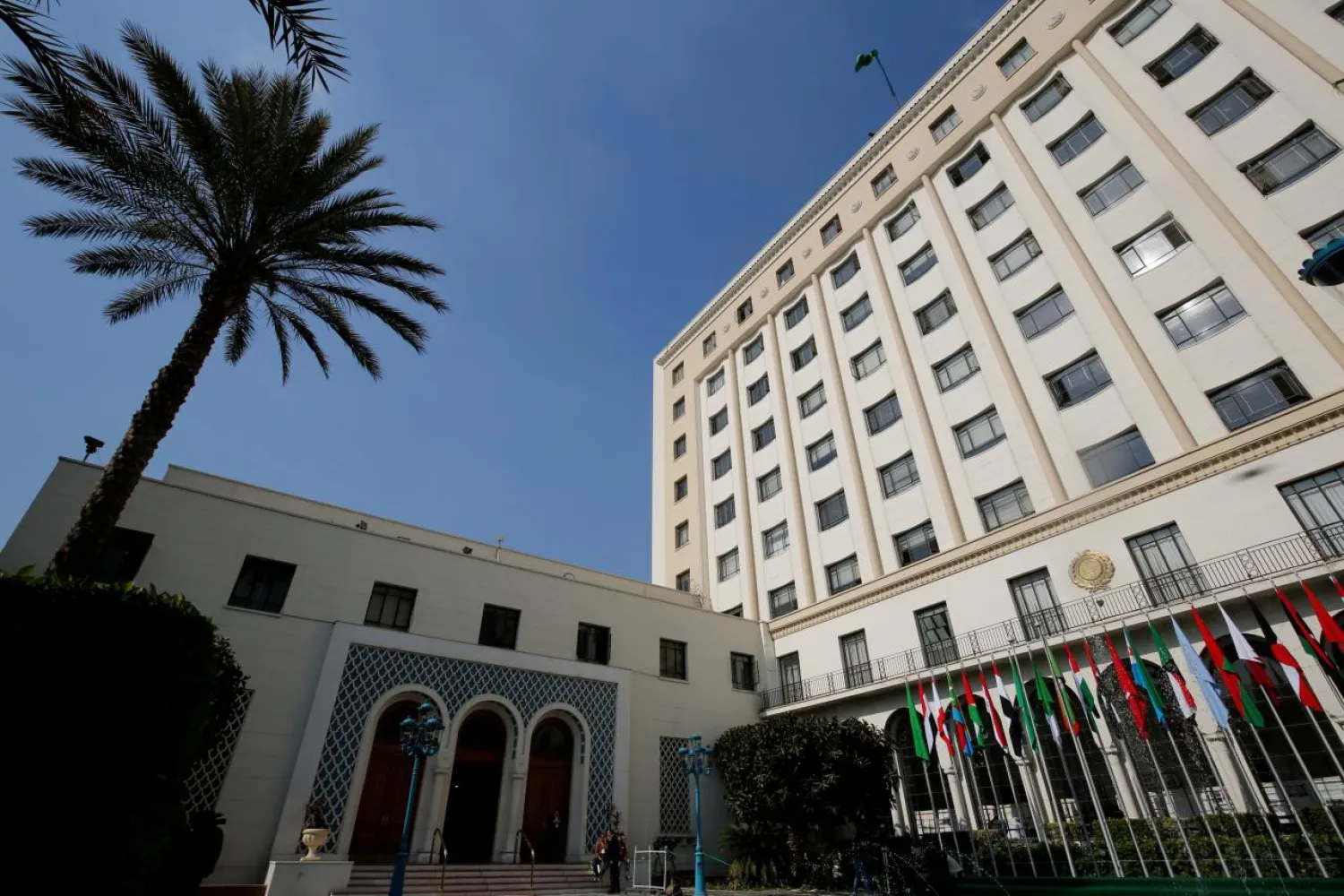 The Arab League headquarters. (Reuters)