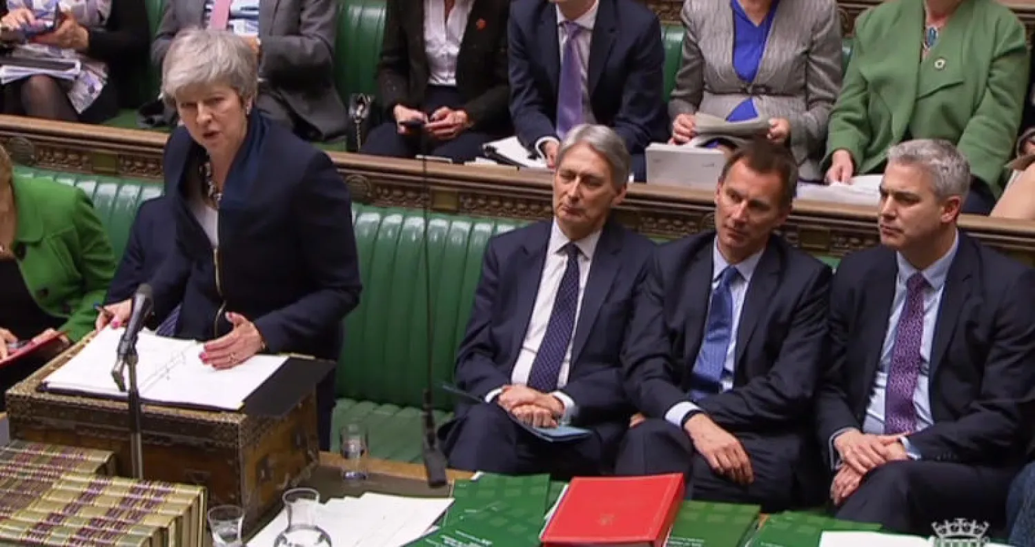 رئيسة الوزراء البريطانية تيريزا ماي (إ.ف.ب)