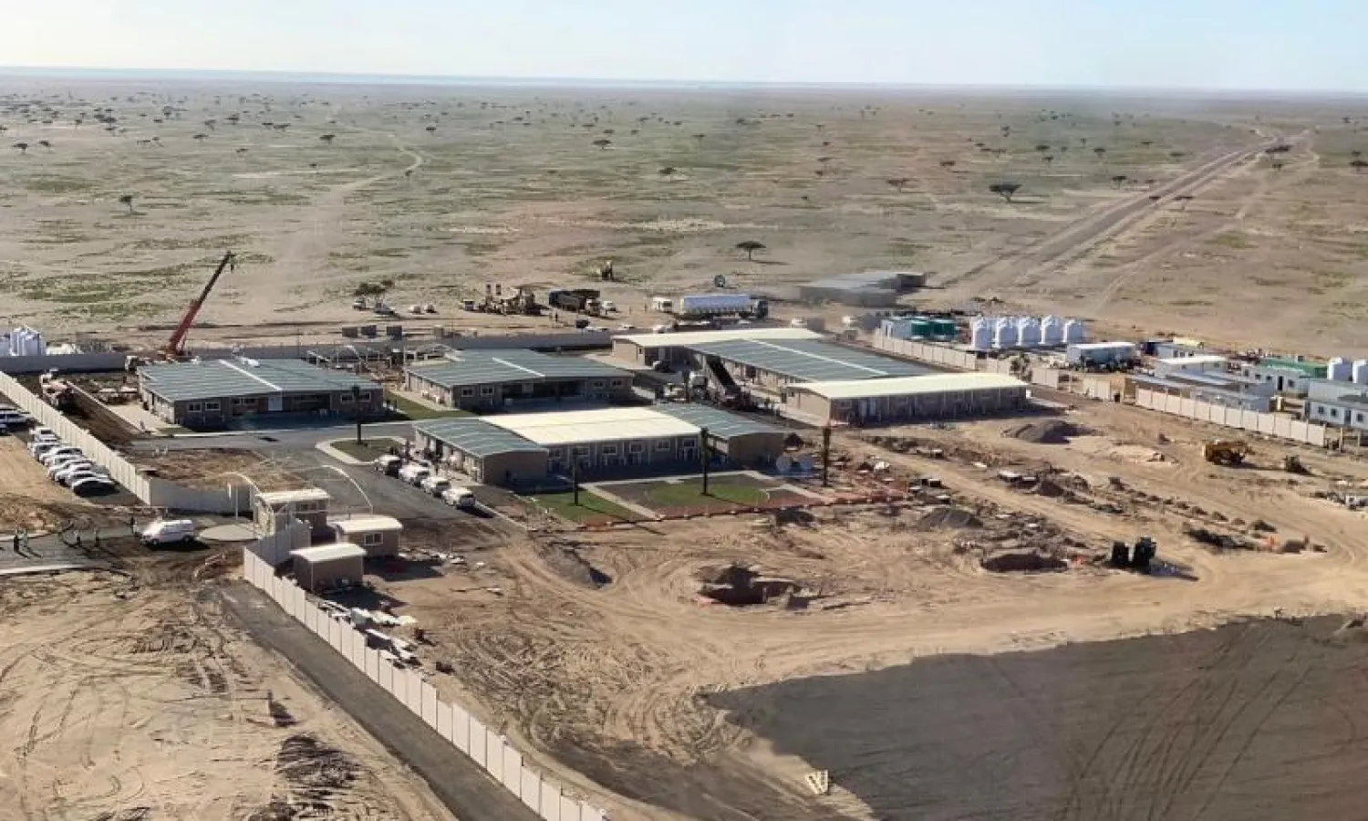 مقر للعاملين على «مشروع البحر الأحمر» السياحي في السعودية («الشرق الأوسط»)