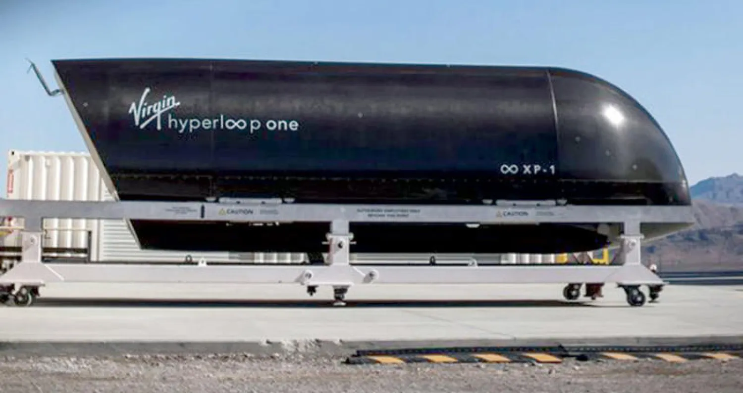 حجرة لنقل الركاب في «هايبرلوب» شركة «فيرجن»