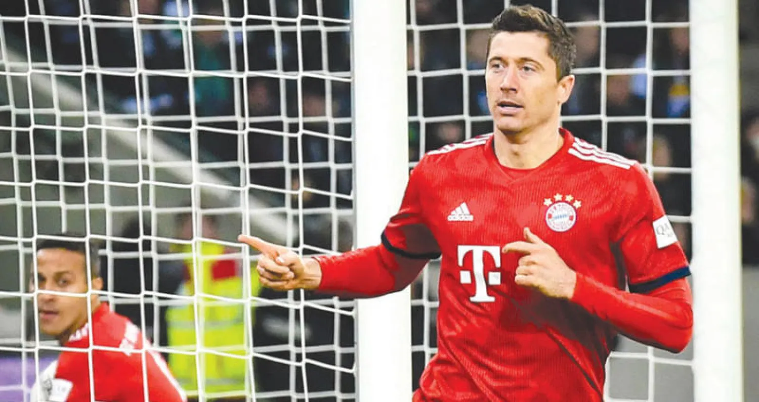 ليفاندوفسكي أصبح أكثر اللاعبين الأجانب تسجيلا مع البايرن