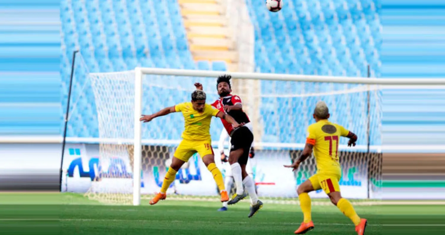 من مباراة القادسية الأخيرة أمام الرائد (الشرق الأوسط)