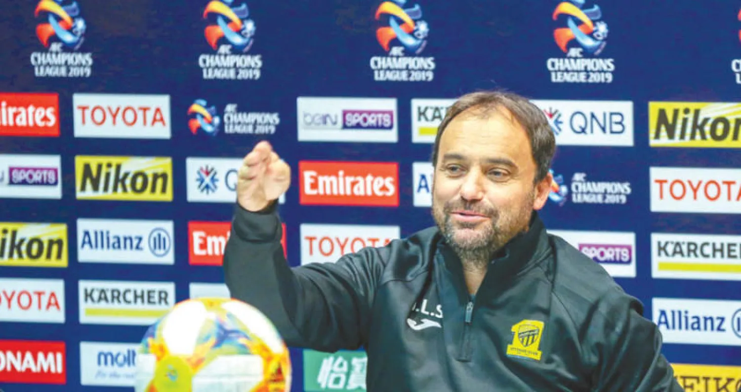 سييرا خلال المؤتمر الصحافي أمس (تصوير: محمد المانع)