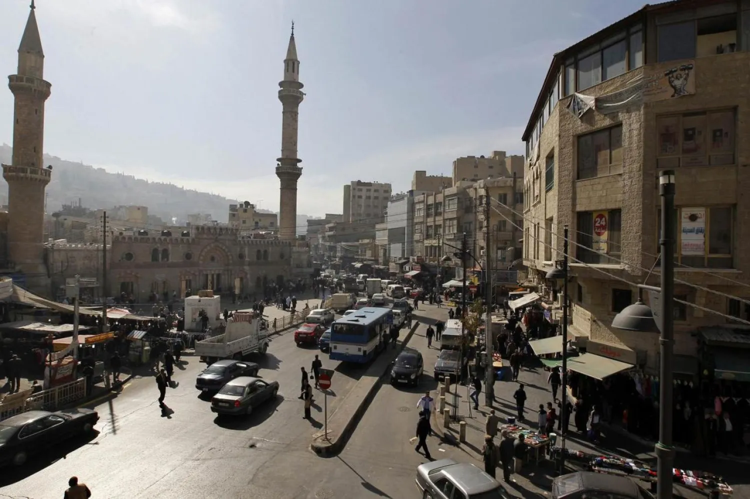 A general view of the downtown area of Amman. (Reuters)