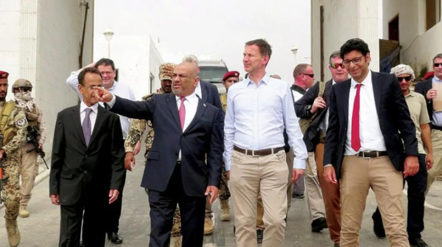 ​İngiltere Dışişleri Bakanı Jeremy Hunt, Aden’e ziyarette bulundu (Reuters)