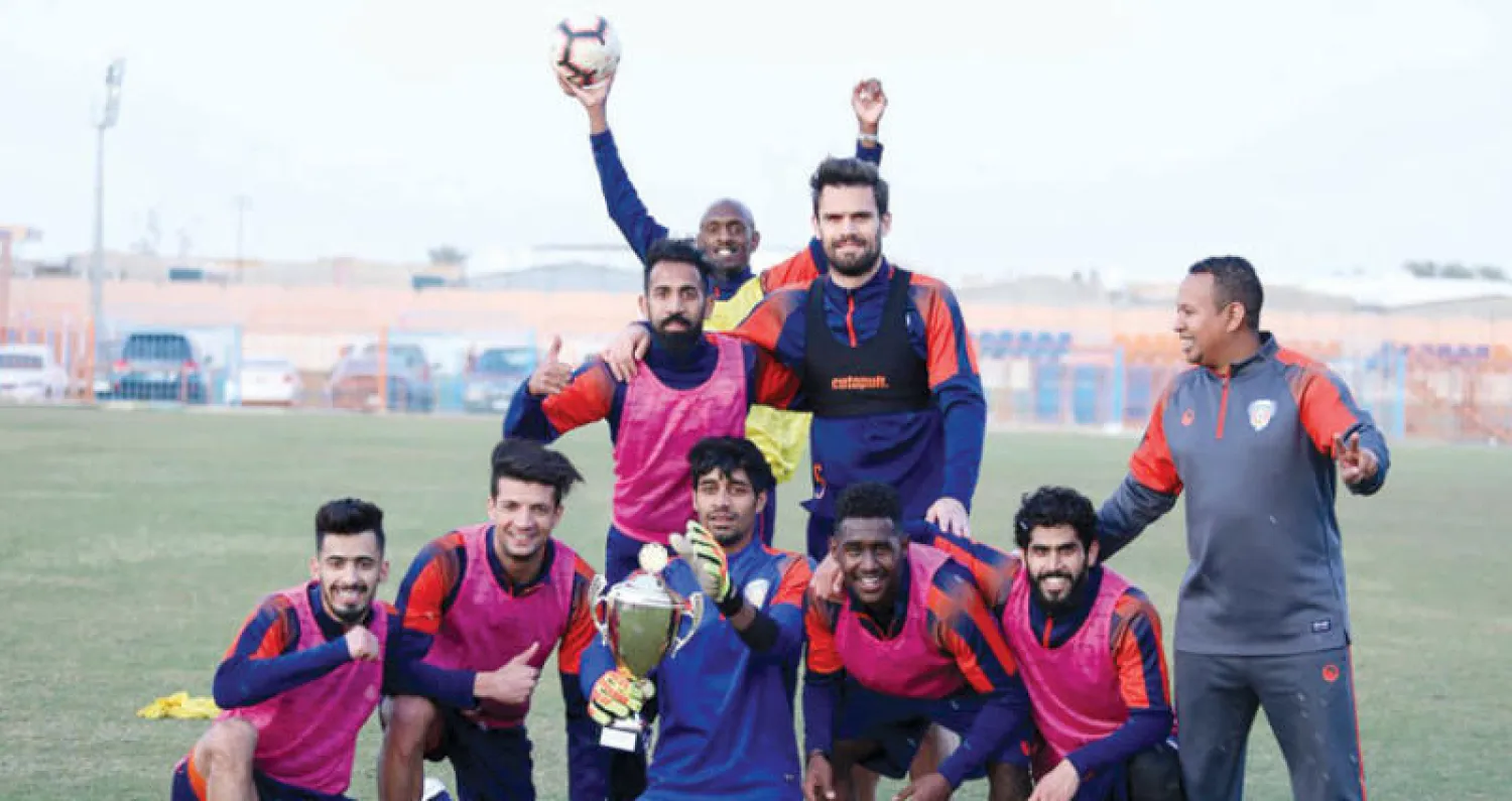 لاعبو الفيحاء أظهروا معنويات عالية في التدريبات الأخيرة (الشرق الأوسط)