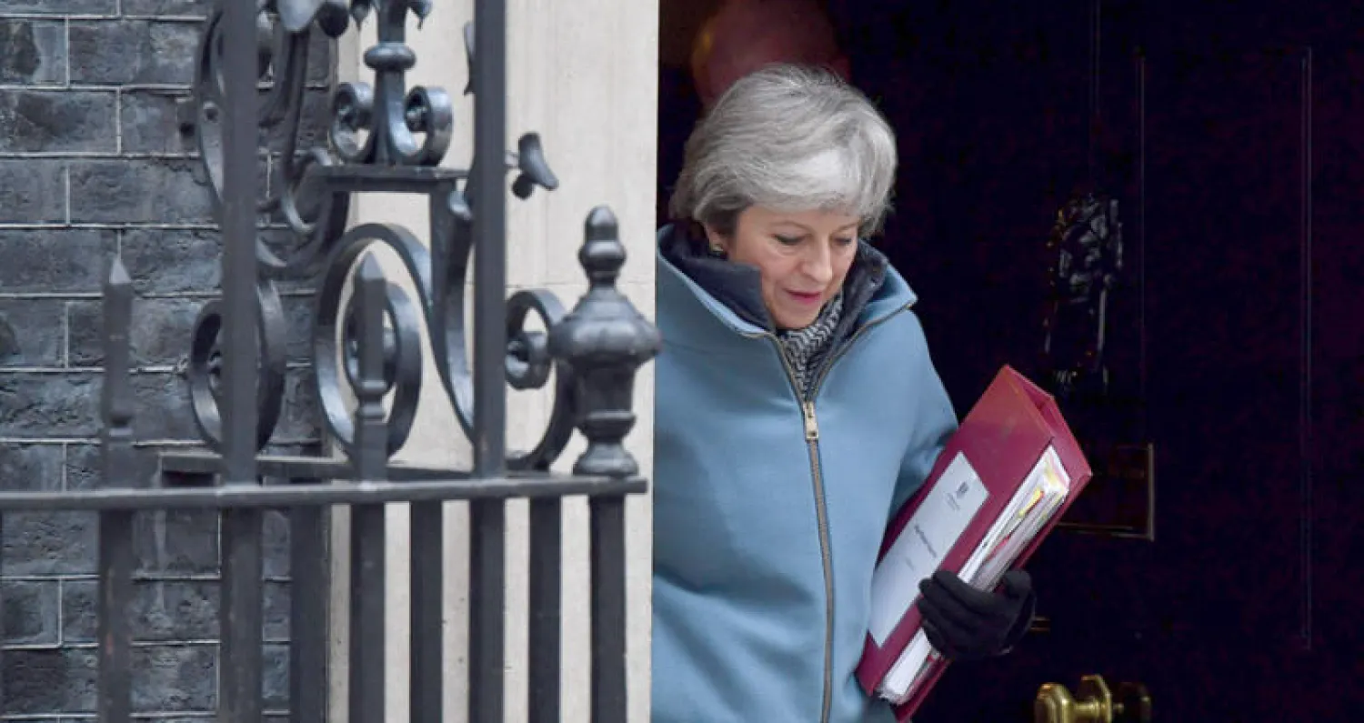 تيريزا ماي تعمل منذ فترة لإقناع الاتحاد الأوروبي بإدخال تعديلات على اتفاق بريكست (أ.ف.ب)
