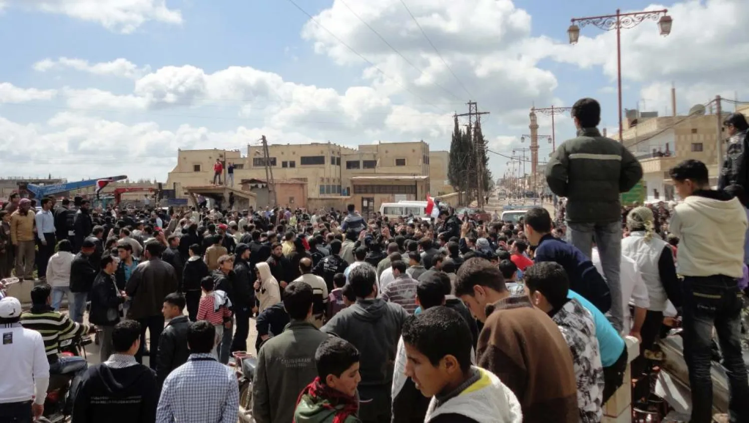 Anti-regime protests in Daraa, Syria in March 2011. (Reuters)