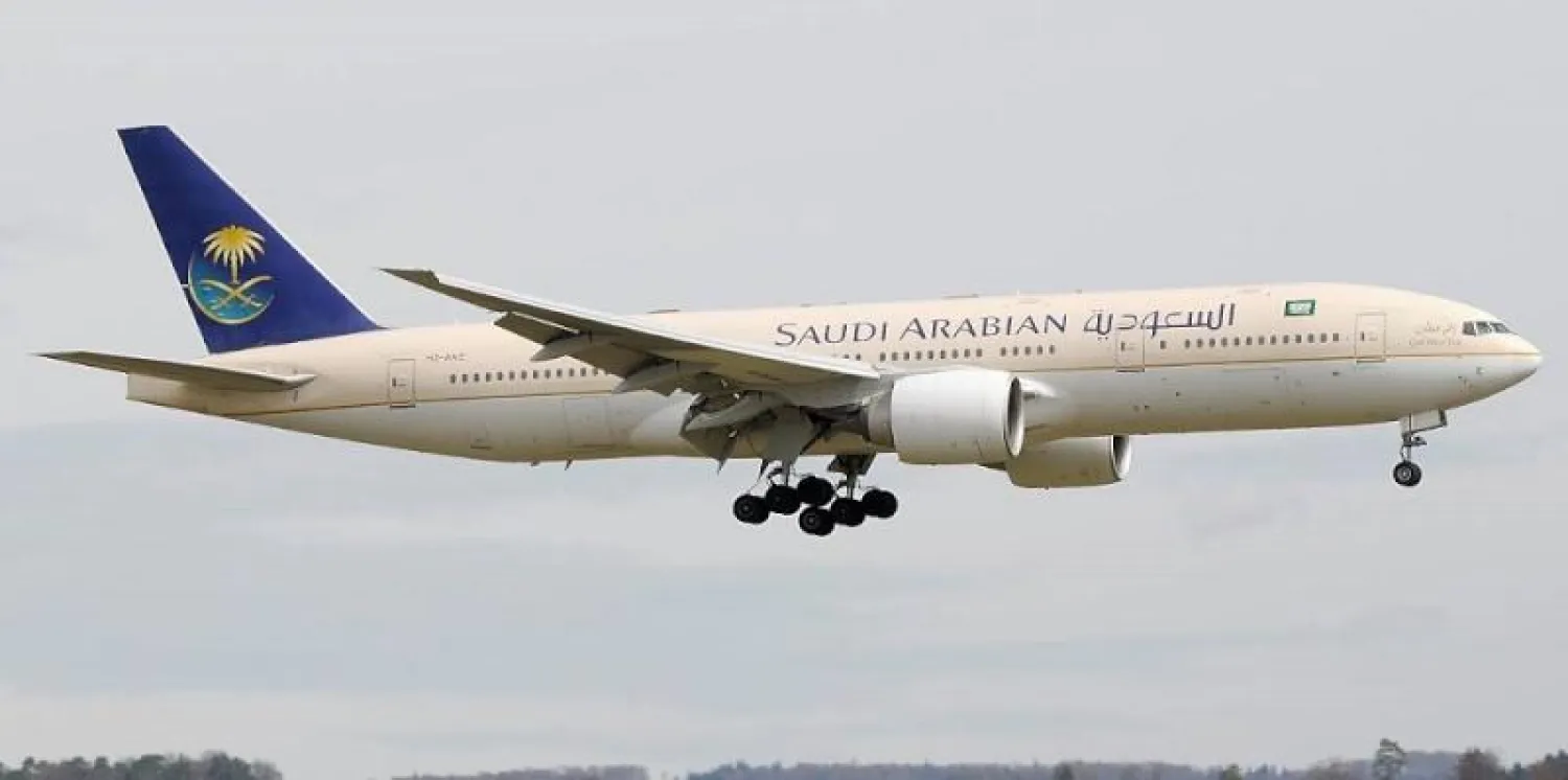 طائرة تابعة للخطوط الجوية السعودية (أرشيفية - رويترز)