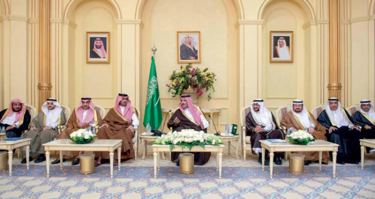 الأمير فيصل بن سلمان خلال حفل التكريم