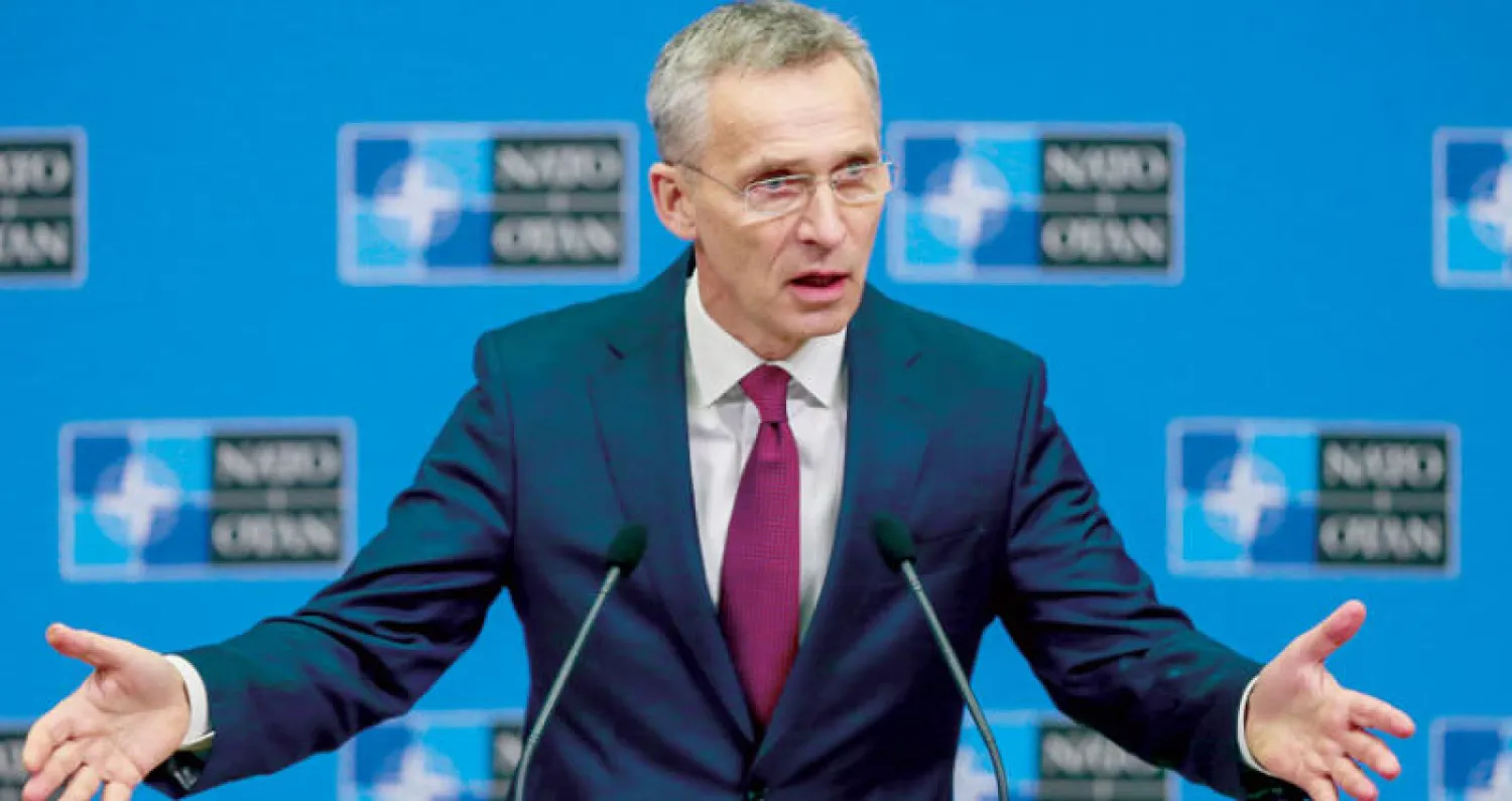 الأمين العام للناتو ينس ستولتنبرغ قال إن انتقادات ترمب بشأن الإنفاق دفعت أعضاء الحلف لزيادة إنفاقهم (إ.ب.أ)