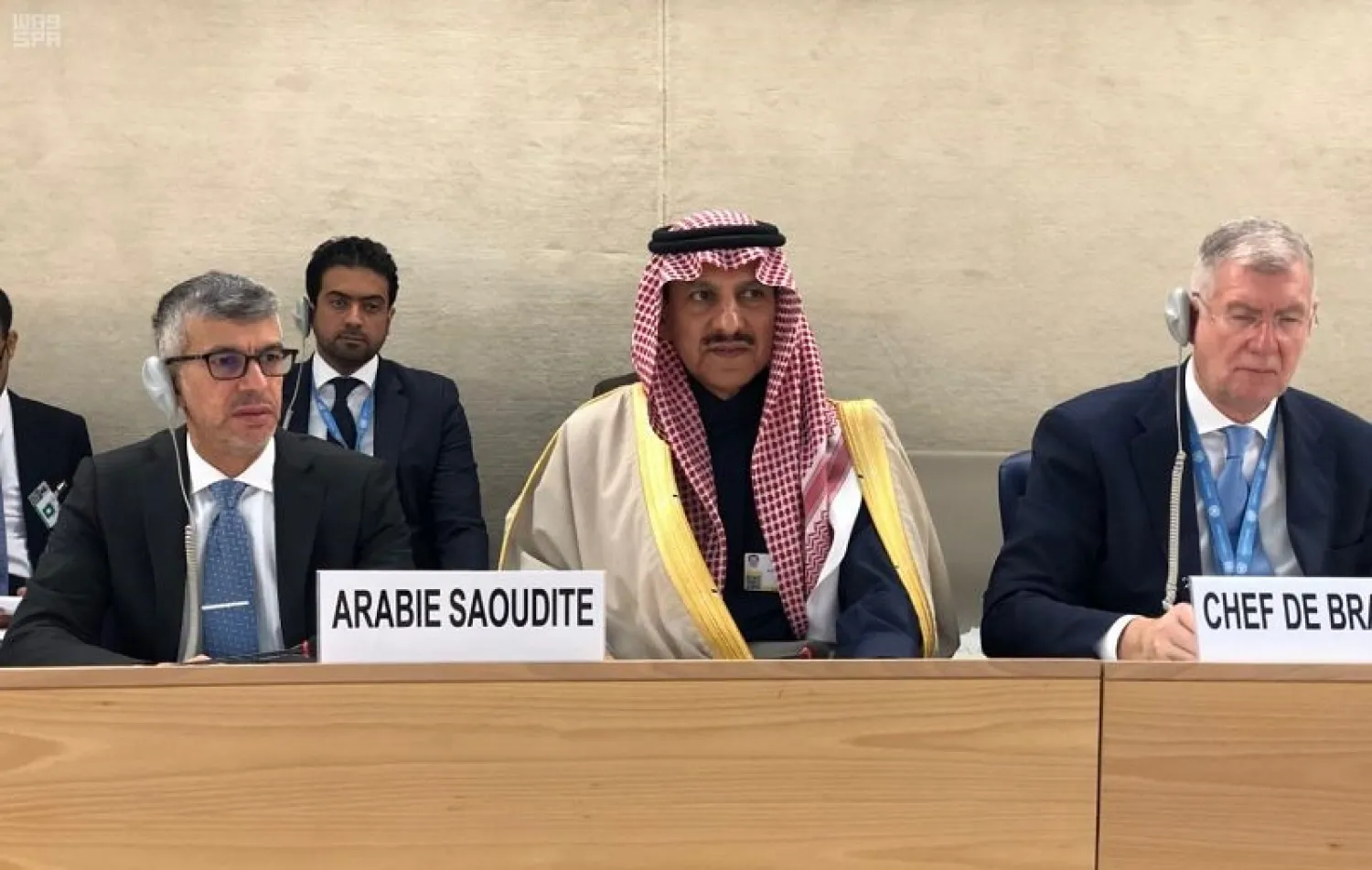 رئيس هيئة حقوق الإنسان السعودية بندر العيبان (واس)