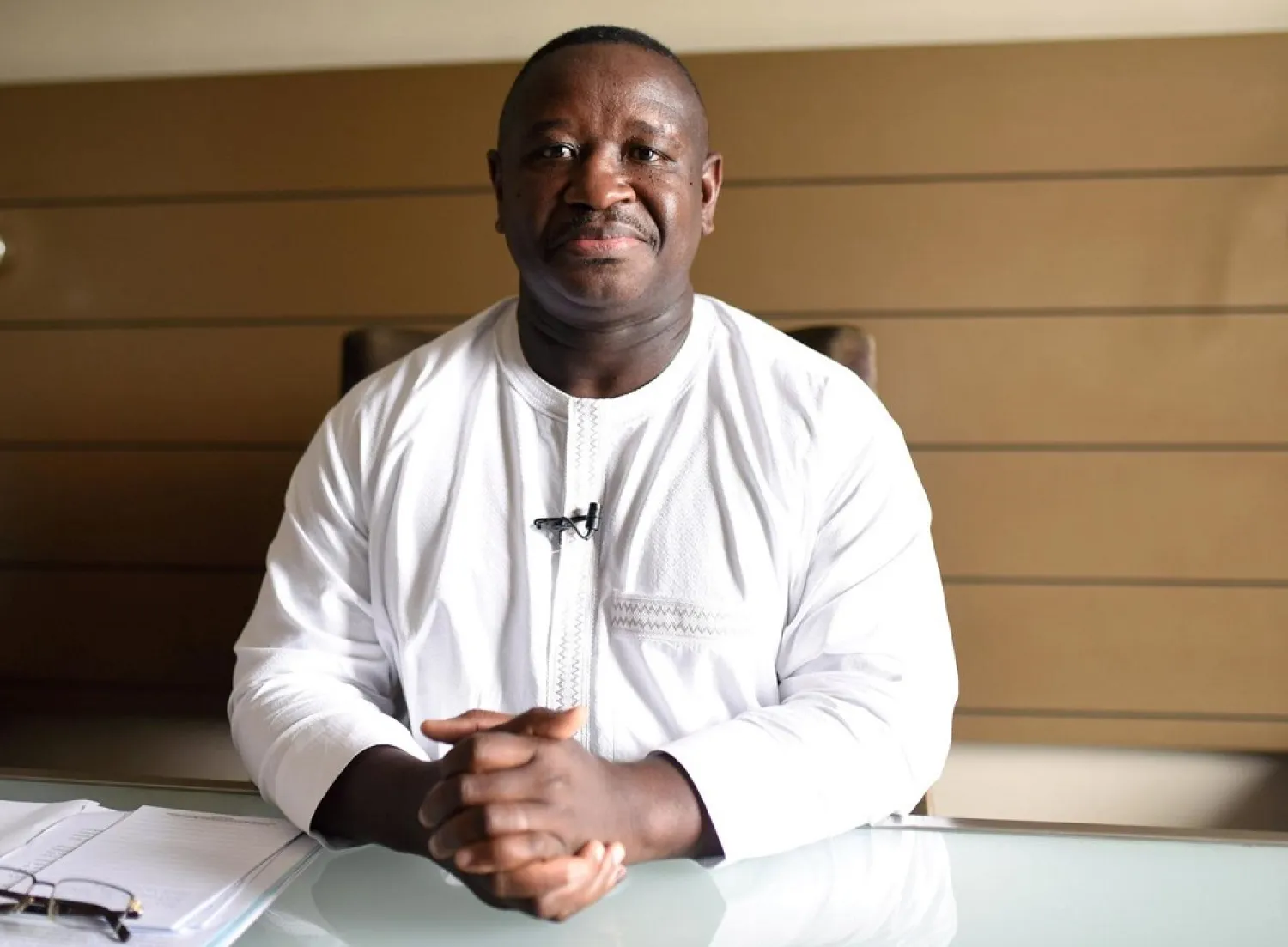 Sierra Leone's President Julius Maada Bio. (Reuters)