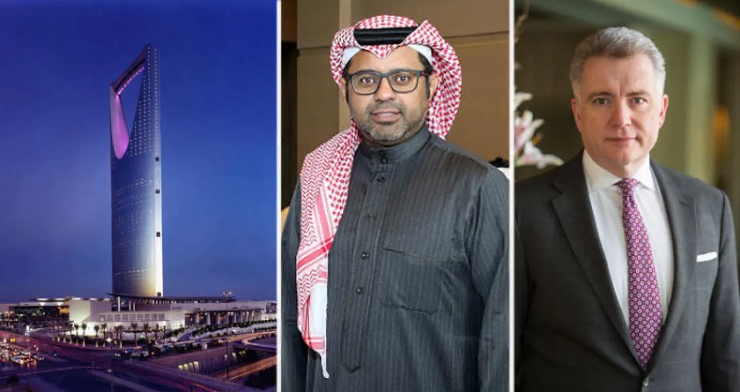 غونتر غيبهارد مدير عام فندق فورسيزونز الرياض  -  نايف التميمي مساعد المدير التنفيذي ورئيس الموارد البشرية والشؤون الإدارية في فندق فورسيزونز الرياض  -   فندق فورسيزونز الرياض