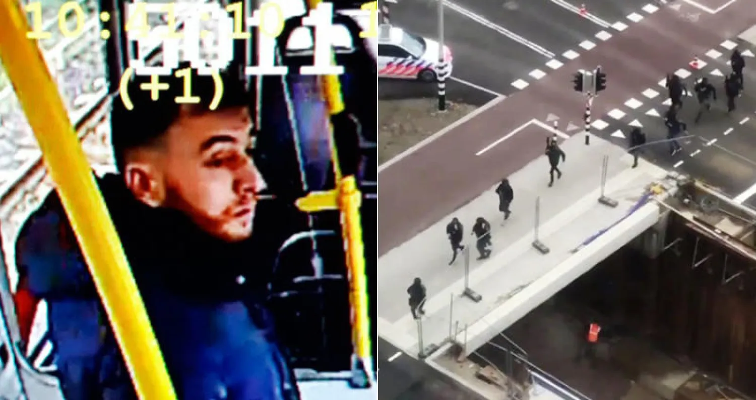 صورة للمشتبه به بتنفيذ حادث إطلاق النار بأوتريخت الهولندية (الحساب الرسمي للشرطة الهولندية على تويتر)