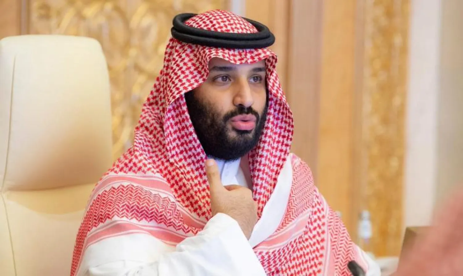 ولي العهد السعودي الأمير محمد بن سلمان لدى ترؤسه اجتماع مجلس الشؤون الاقتصادية والتنمية بالرياض (واس)